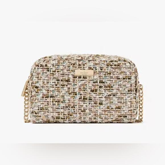 NWT - Kate Spade - Carey Tinsel Tweed Mini Camera Bag - Picture 1 of 5
